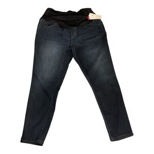 NWT Isabel Maternity by Ingrid & Isabel Dark Blue Skinny Jeans Size 16